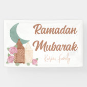 Ramadan Mubarak Dekoration Benutzerdefinierter Nam Banner (Horizontal)