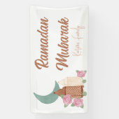 Ramadan Mubarak Dekoration Benutzerdefinierter Nam Banner (Vertikal)