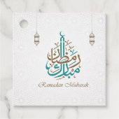 Ramadan Mubarak / Eid Mubarak individualisieren Geschenkanhänger (Vorderseite)