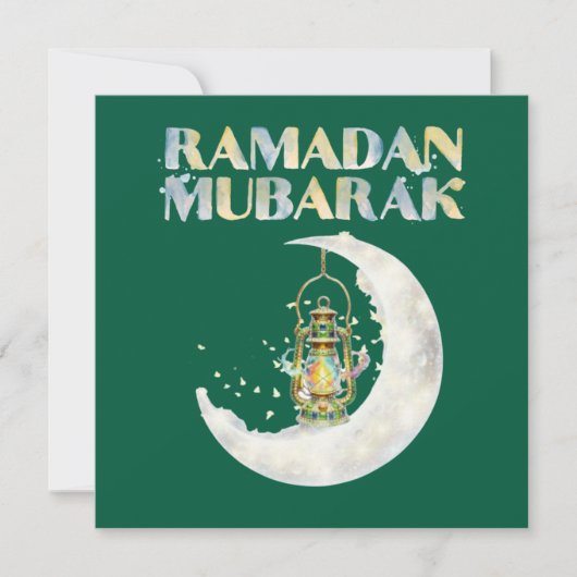 Ramadan Mubarak Einladung (Vorderseite)