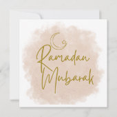 Ramadan Mubarak Einladung (Rückseite)