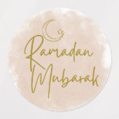 Ramadan Mubarak Etiketten (Design 2)