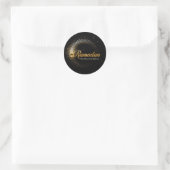 Ramadan Mubarak Feiertag  Runder Aufkleber (Tasche)
