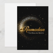 Ramadan MubaraK Feiertagskarte (Vorne/Hinten)