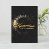 Ramadan MubaraK Feiertagskarte (Stehend Vorderseite)