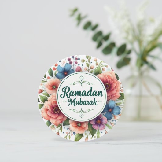 Ramadan Mubarak Feiertagskarte (Stehend Vorderseite)