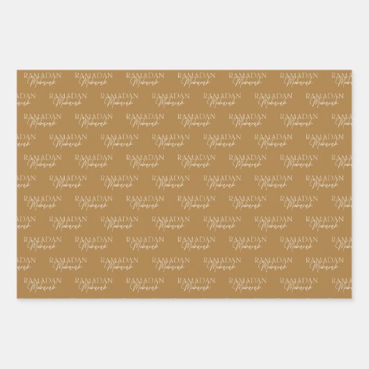 Ramadan Mubarak Geschenkpapier (Vorderseite 3)