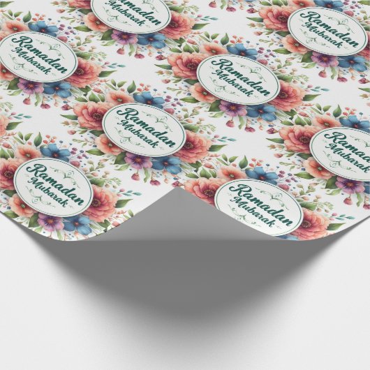 Ramadan Mubarak Geschenkpapier (Ecke)