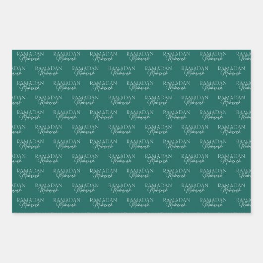 Ramadan Mubarak Geschenkpapier (Vorderseite 3)