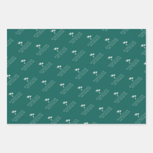 Ramadan Mubarak Geschenkpapier (Vorderseite)