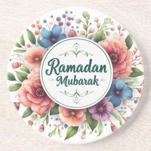 Ramadan Mubarak Getränkeuntersetzer (Vorne)