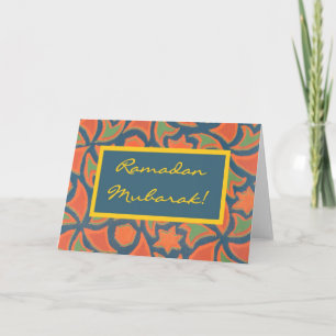 Ramadan Mubarak Grußkarte Karte