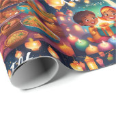 Ramadan Mubarak Iftar Wrapping Paper Geschenkpapier (Rolleneckpunkt)