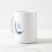 Ramadan Mubarak in arabischer Kalligrafie ر م ض ا Kaffeetasse (Vorderseite Links)
