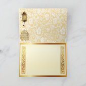 Ramadan Mubarak (innen und außen verziert!) Karte (Innenseite)