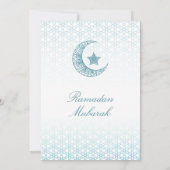 Ramadan Mubarak Invitations – Elegant Family Iftar Einladung (Rückseite)