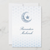 Ramadan Mubarak Invitations – Elegant Family Iftar Einladung (Rückseite)