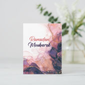 Ramadan Mubarak islamic Gifts Card Postkarte (Stehend Vorderseite)