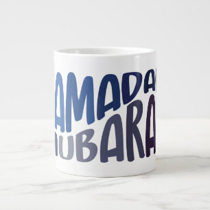 Ramadan Mubarak Islamischer Spruch Jumbo-Tasse