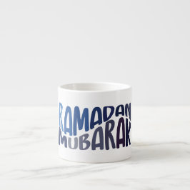 Ramadan Mubarak islamisches Zitat Espressotasse