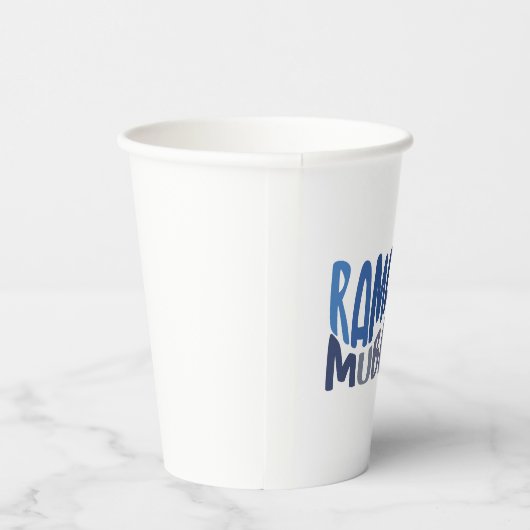 Ramadan Mubarak islamisches Zitat Pappbecher (Rechts)