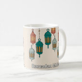 Ramadan Mubarak Kaffeetasse (VorderseiteRechts)