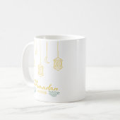 RAMADAN MUBARAK KAFFEETASSE (Vorderseite Links)
