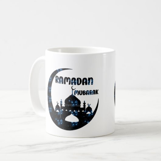 Ramadan Mubarak Kaffeetasse (Vorderseite Links)