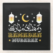 RAMADAN MUBARAK KAREEM 2026 GLASUNTERSETZER (Vorderseite)