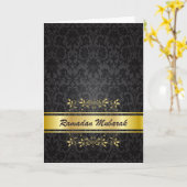 Ramadan Mubarak Karte (Gelbe Blume)