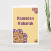 Ramadan Mubarak Karte (Vorderseite)
