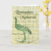 Ramadan Mubarak Karte (Gelbe Blume)