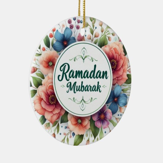 Ramadan Mubarak Keramik Ornament (Rechts)