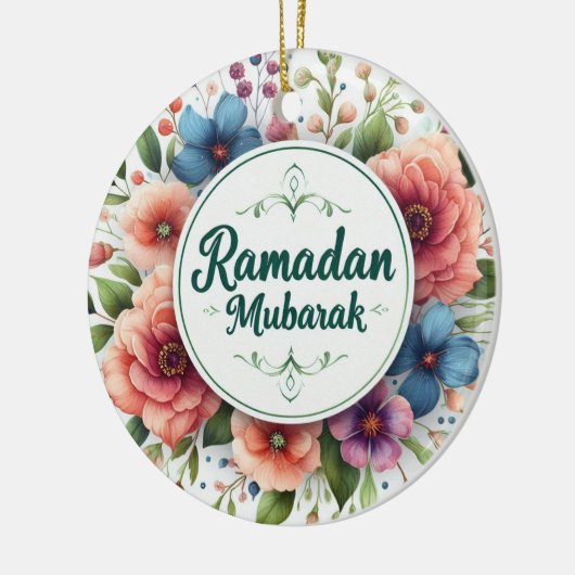 Ramadan Mubarak Keramik Ornament (Links)