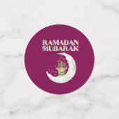 Ramadan Mubarak Konfetti (Klein Vorderseite)