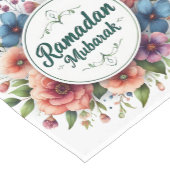 Ramadan Mubarak Kurzer Tischläufer (Ecke)