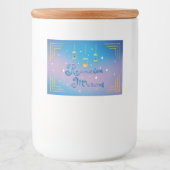 Ramadan Mubarak Lebensmitteletikett (Vorderseite)