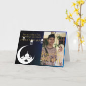 RAMADAN Mubarak Modern English FOTO Card Karte (Gelbe Blume)
