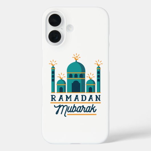 Ramadan Mubarak Mosque Crescent Art Case-Mate iPhone Hülle (Rückseite)