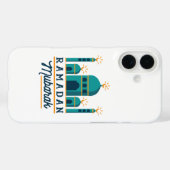 Ramadan Mubarak Mosque Crescent Art Case-Mate iPhone Hülle (Rückseite (Horizontal))