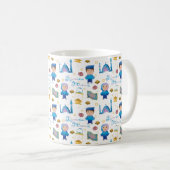 Ramadan-Mubarak-Muster Kaffeetasse (VorderseiteRechts)