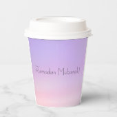 Ramadan Mubarak Paper Cups Pappbecher (Vorderseite)