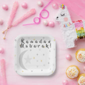 Ramadan Mubarak Papierplatte Pappteller (Party)