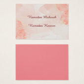 Ramadan Mubarak Pastellfarben (Vorne & Hinten)