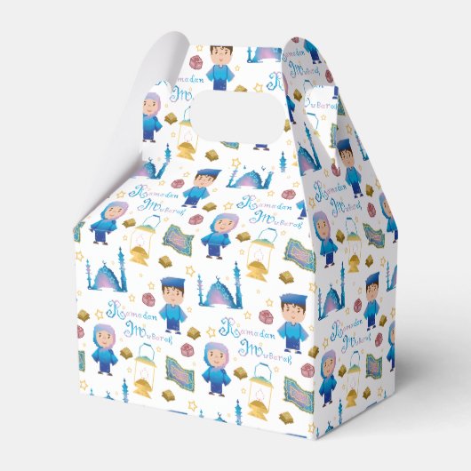 Ramadan Mubarak Pattern Geschenkschachtel (Vorderseite)