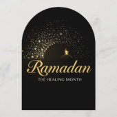 Ramadan MubaraK Personalisierte Feiertagskarte (Vorderseite)