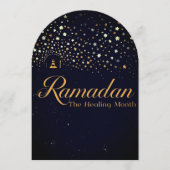 Ramadan MubaraK Personalisierte Feiertagskarte (Vorderseite)