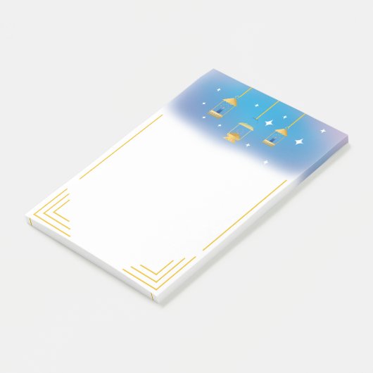 Ramadan Mubarak Post-it Klebezettel (angewinkelt)