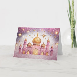 Ramadan Mubarak - Postkarte mit Moschee