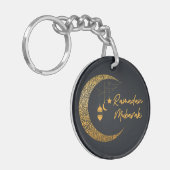 Ramadan Mubarak -Ramadan Kareem -Eid Mubarak Schlüsselanhänger (Vorderseite links)